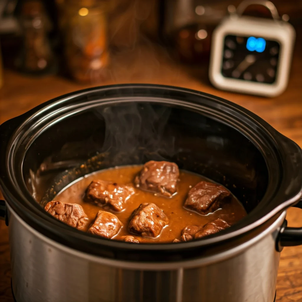 Slow Cooker Cube Steak