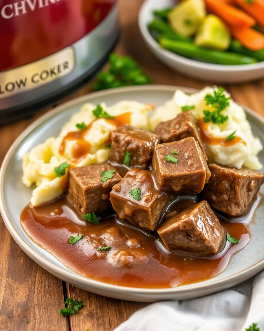 Slow Cooker Cube Steak